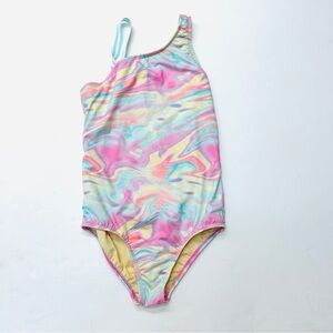 Lands' End Kids Pastel Swirl One Piece